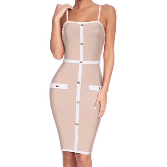 Dresses & Skirts - Meilum Women’s bodycon strap bandage dress size M